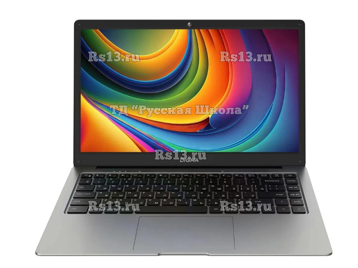 Ноутбук Digma EVE C4800 DN14CN-8CXW01, 14", 2024, IPS, Intel Celeron N4020 1.1ГГц, 2-ядерный, 8ГБ DDR4, 256ГБ SSD, Intel UHD Graphics 600, Windows 11 Professional, темно-серый
