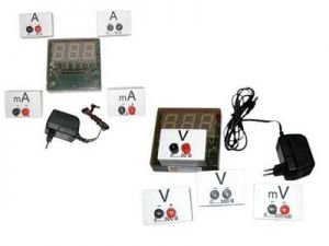 Набор электроизмерительных приборов постоянного и переменного тока